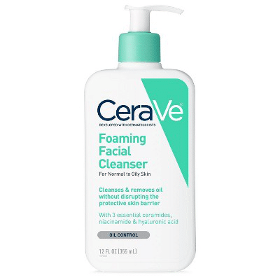 Foaming Facial Cleanser for Normal to Oily Skin, Fragrance Free