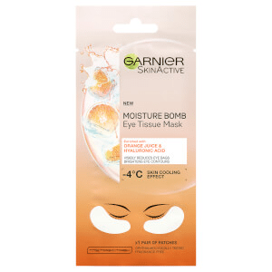 Garnier - Hyaluronic Acid and Orange Juice Hydrating Brightening Eye Sheet Mask