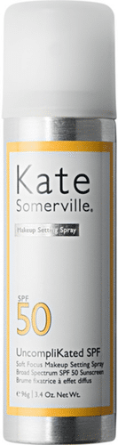 kate somerville uncomplikated spf soft focus makeup setting spray