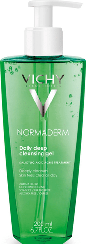 Vichy - Normaderm Daily Deep Cleansing Gel Face Wash with Salicylic Acid