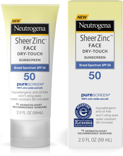 Neutrogena - Sheer Zinc Face Dry Touch Sunscreen SPF 50
