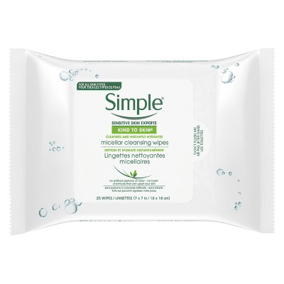 Simple - Unscented Simple Kind to Skin Micellar Makeup Remover Wipes