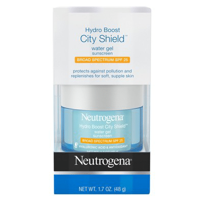 neutrogena hydro boost city shield water gel reviews