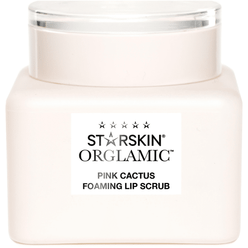 STARSKIN - Orglamic Pink Cactus Foaming Lip Scrub Exfoliate and Smooth