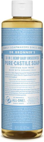 Dr. Bronner's - Baby Unscented Pure-Castile Liquid Soap