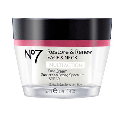 No7 - Restore & Renew Face & Neck Multi Action Day Cream SPF 30
