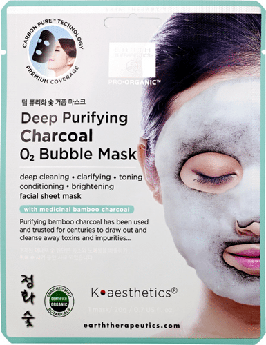 Earth Therapeutics - Deep Purifying Charcoal Bubble Mask