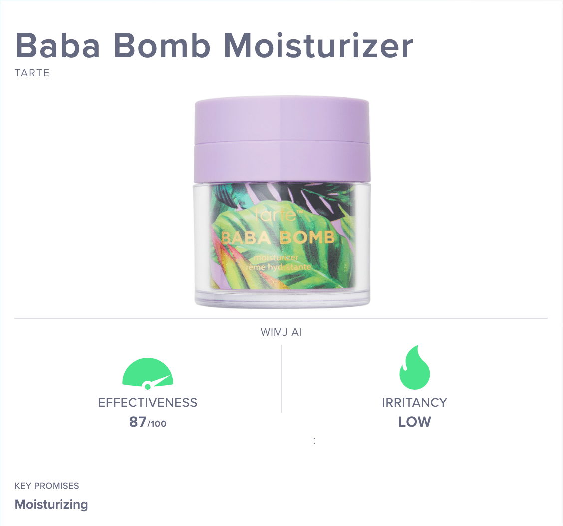Tarte Baba Bomb Moisturizer Formula Review