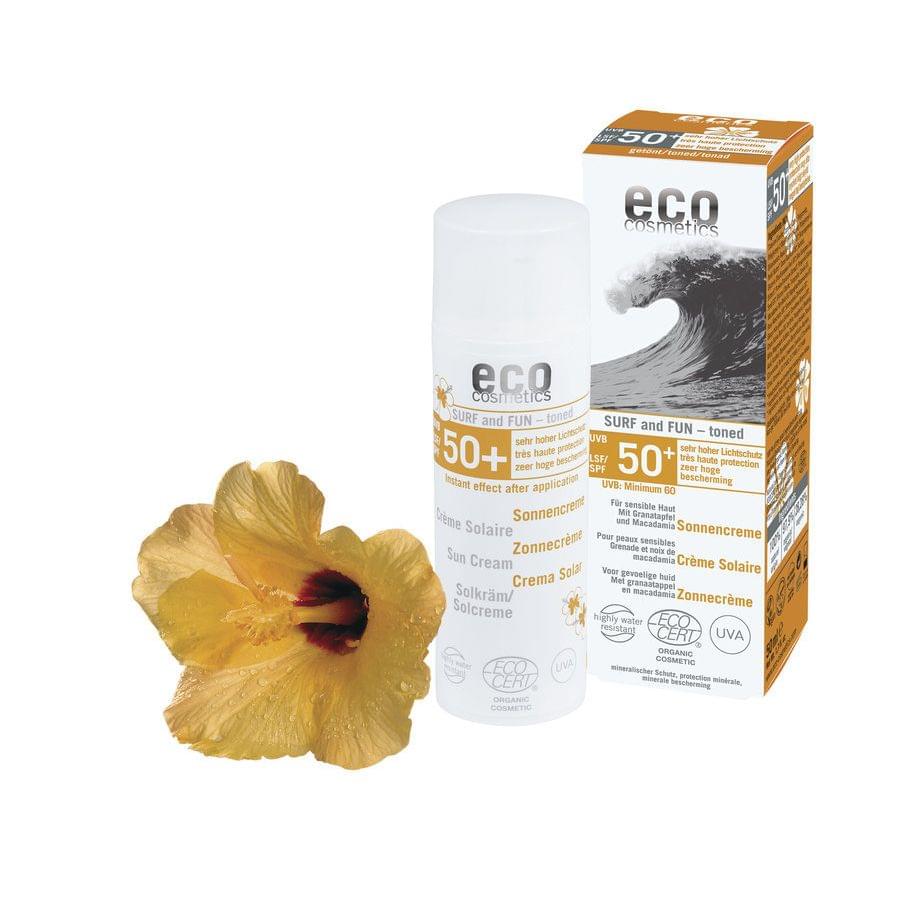 eco cosmetics - Sunscreen Spf 50+ tinded, surf & fun