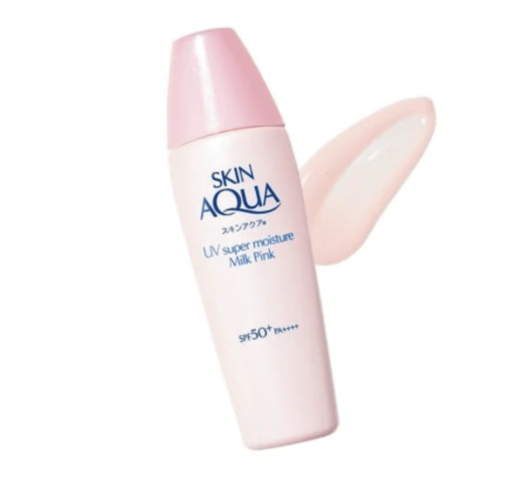 skin aqua super moisture milk pink